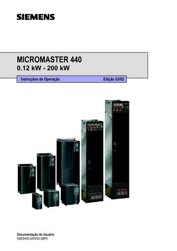 Micromaster 440 - ed. 03/2002