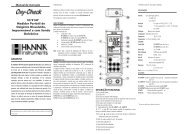 Manual de Utilização - Hanna Instruments Portugal