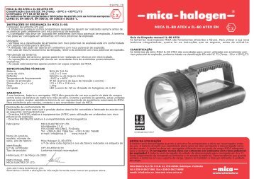 MICA IL-80 ATEX e IL-80 ATEX EM - Mica Elektro OY Ltd