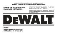 Manual de Instruções - DeWalt