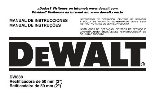 Manual de Instruções - DeWalt