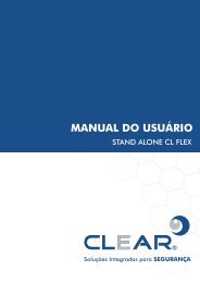manual - CLEAR CFTV – Soluções Integradas para Segurança