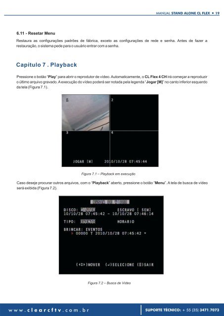 manual - CLEAR CFTV – Soluções Integradas para Segurança