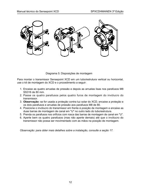 Manual Técnico Sensepoint XCD Detector de gás - Digimed