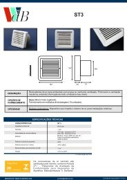 D im e n sõ e s ESPECIFICAÇÕES TÉCNICAS DESCRIÇÃO ... - WdB