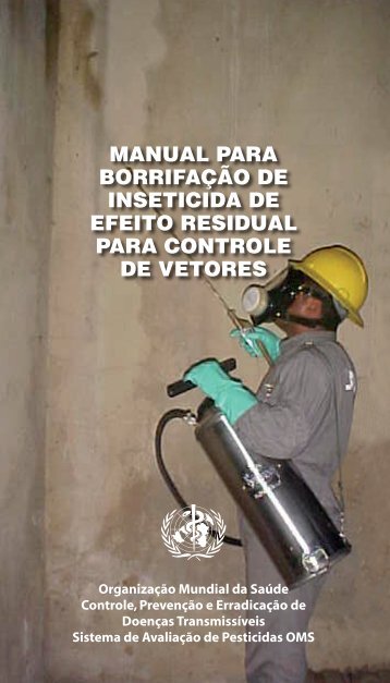 Manual para borrifação de inseticida de efeito residual