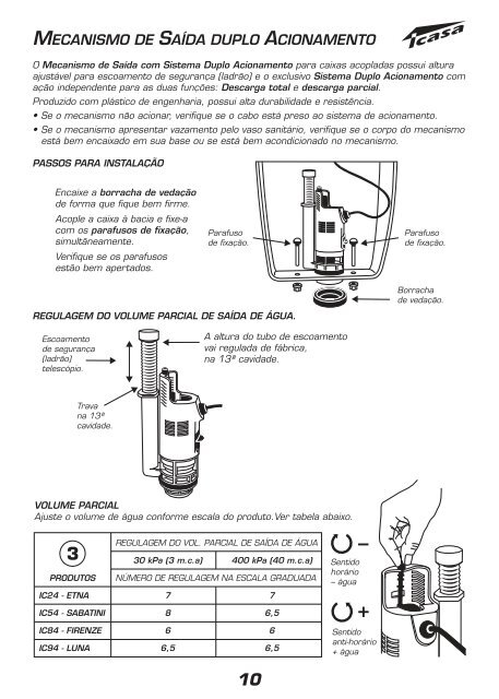 Manual de Instalação - Icasa