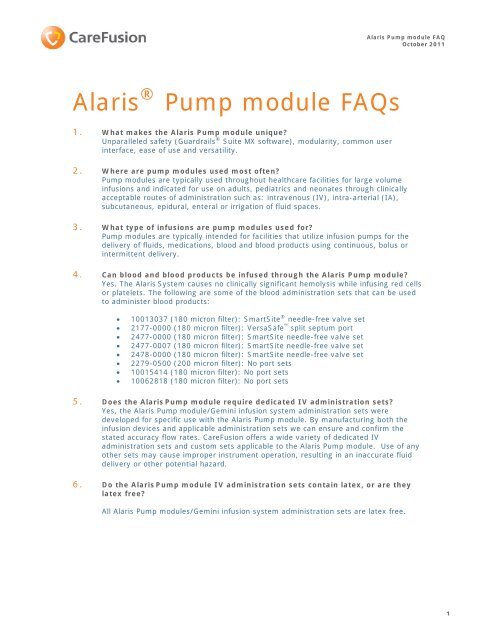 Alaris system maintenance software user manual example Alaris system maintenance software user manual example