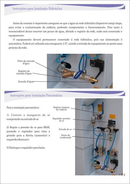 Manual - Mesa de Passar Lumina Pneumática - Weloze