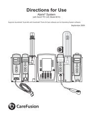 Directions for Use - CareFusion