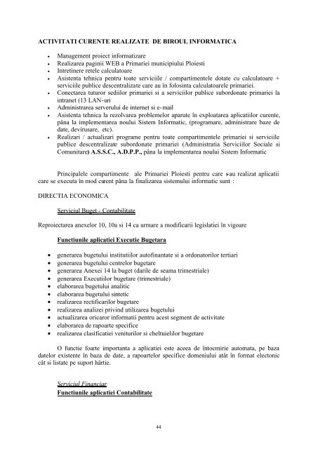 Administratie 2003-ultima - Ploiesti.ro