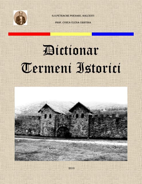Dictionar Termeni Istorici - Didactic