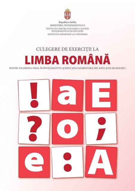 Culegere De Exerciţii La Limba Romană