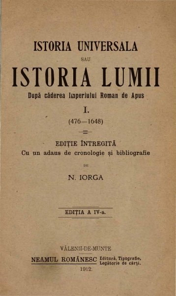 ISTORIA LUMII