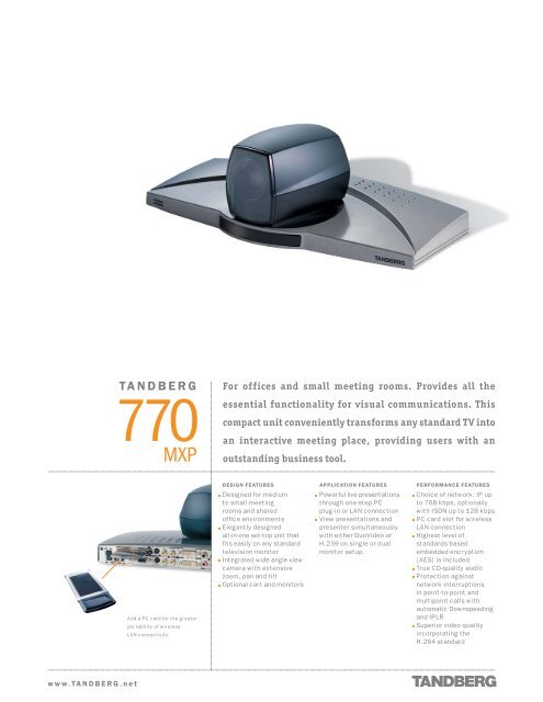 Tandberg 770 0 990 Mxp Videokonferenz Videoconferencia