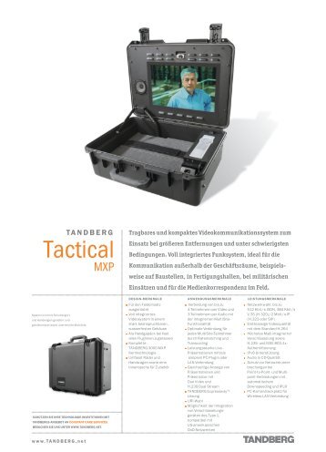 Cisco (Tandberg) Tactical MXP - Vidofon