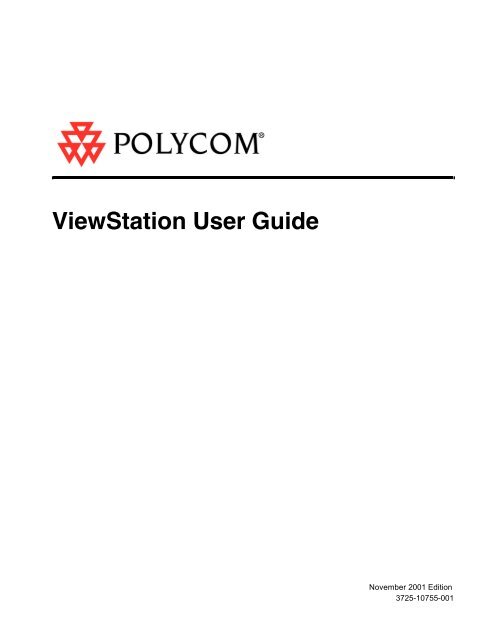 Polycom ViewStation User Guide - Vidofon