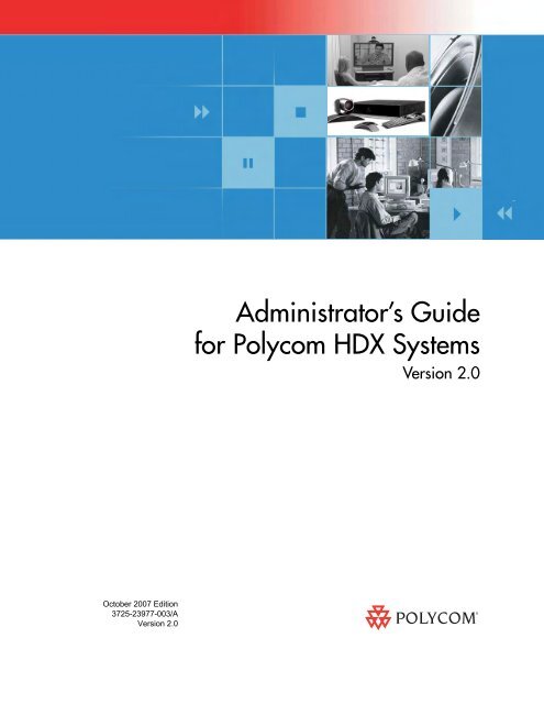 Polycom HDX Serie Admin Guide - Vidofon