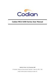 Codian MCU 4200  User Guide - Vidofon