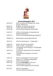 Veranstaltungsplan 2011 (PDF, 83 kB) - Viernau