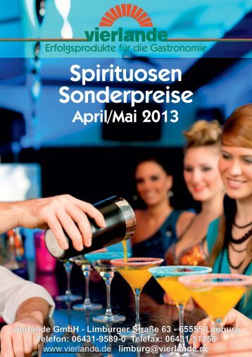 Spirituosen Sonderpreise - vierlande GmbH