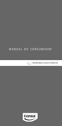 Manual produto Microondas Consul Facilite Compacto