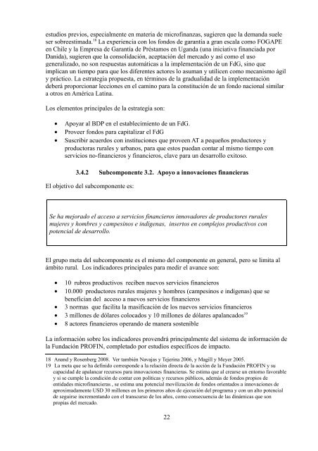 apoyo al sector agropecuario y de producción, 2010-14 bolivia