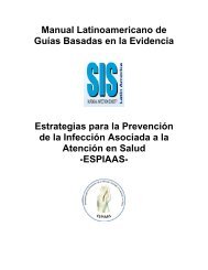 Manual Latinoamericano de Guías Basadas en la Evidencia ... - SHEA