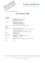 Innovaphone IP305 Gateway Datenblatt