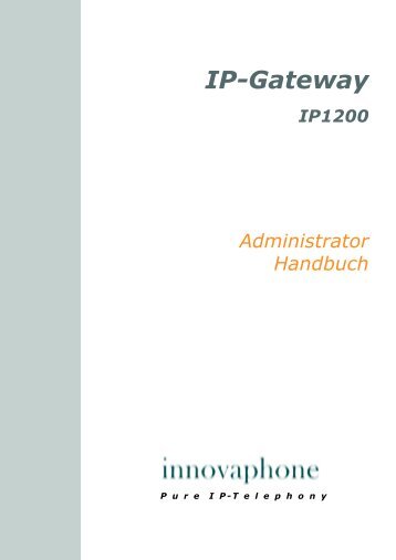 Innovaphone IP1200 DECT Basisstation Handbuch