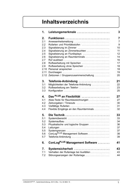 Systembeschreibung CONCENTO PLUS - Vitaris GmbH