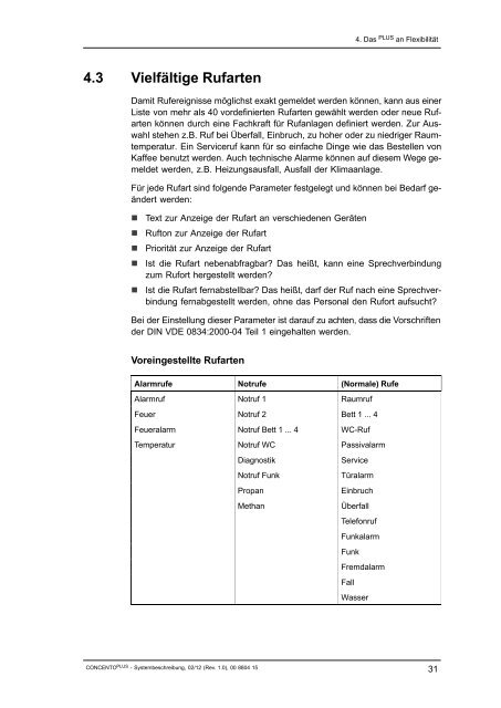 Systembeschreibung CONCENTO PLUS - Vitaris GmbH