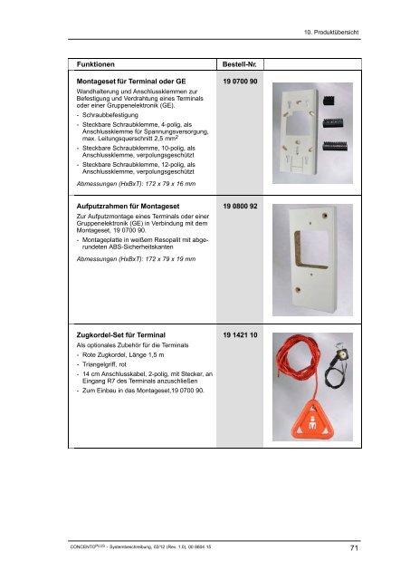 Systembeschreibung CONCENTO PLUS - Vitaris GmbH