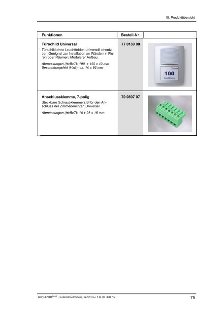 Systembeschreibung CONCENTO PLUS - Vitaris GmbH