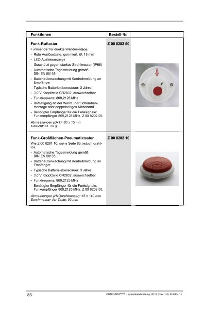 Systembeschreibung CONCENTO PLUS - Vitaris GmbH