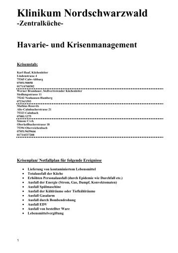 Havarie- und Krisenplan Kueche 2009, pdf