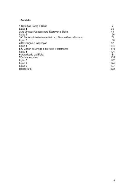 BIBLIOLOGIA 1 - Faculdade de Teologia Filadelfia