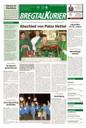 Ausgabe vom 23.01.2013 - Gemeinde VÃ¶hrenbach
