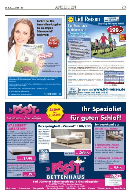 Ausgabe vom 27.02.2013 - Gemeinde VÃ¶hrenbach