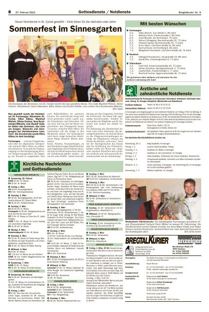 Ausgabe vom 27.02.2013 - Gemeinde VÃ¶hrenbach