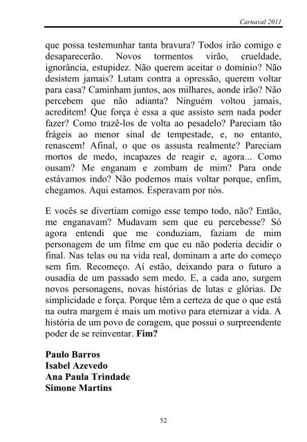 Livro de Enredos 2011 - Liesa