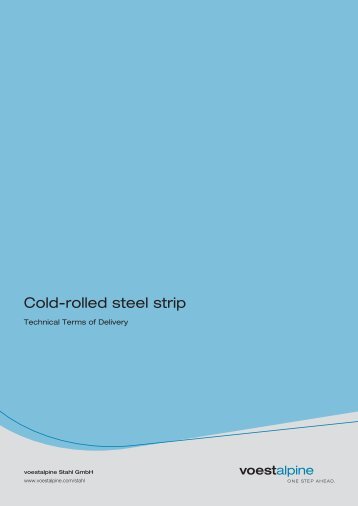Cold-rolled steel strip - voestalpine