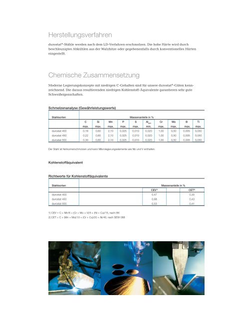 Verschleißfeste Stähle - voestalpine