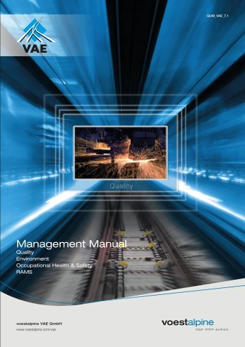 Quality Management Manual (7.91 MB) - voestalpine