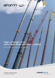 High-strength and ultra-high-strength heavy plates - voestalpine