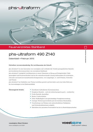 phs-ultraform 490 Z140 - voestalpine