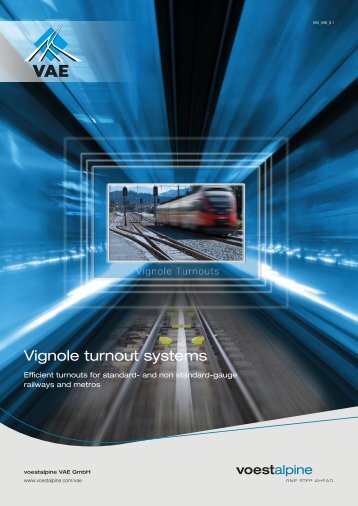 Vignole turnout systems - voestalpine