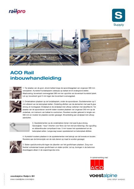 Inbouwhandleiding_Aco_Rail - voestalpine