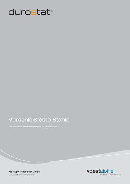 Verschleißfeste Stähle - voestalpine