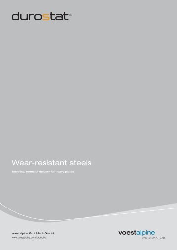 Wear-resistant steels - voestalpine